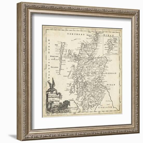 Map of Scotland-T. Jeffreys-Framed Art Print