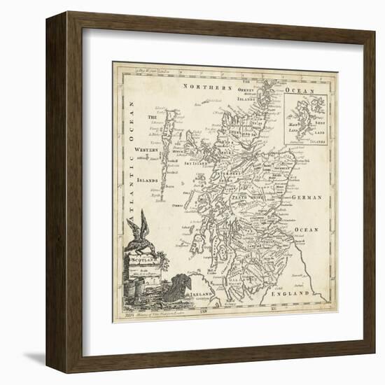 Map of Scotland-T. Jeffreys-Framed Art Print