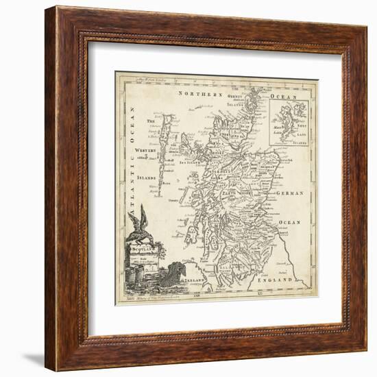 Map of Scotland-T. Jeffreys-Framed Art Print