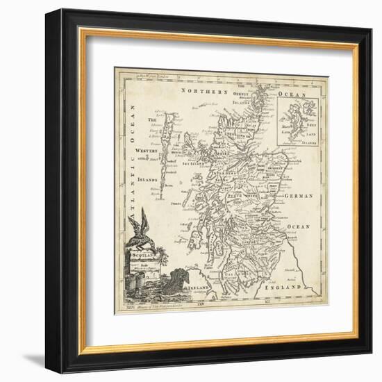 Map of Scotland-T. Jeffreys-Framed Art Print