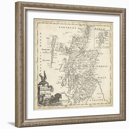 Map of Scotland-T. Jeffreys-Framed Art Print