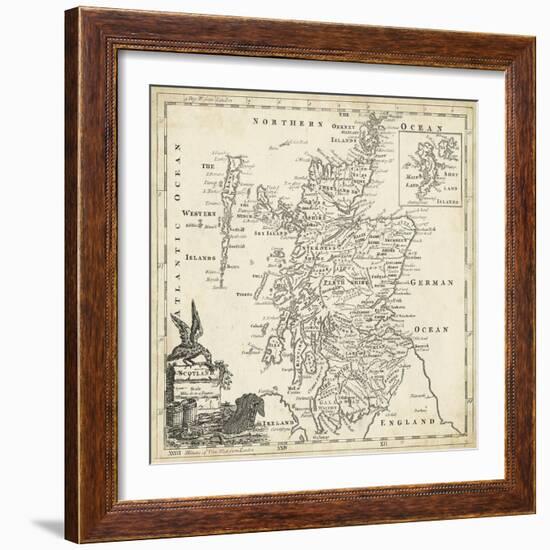 Map of Scotland-T. Jeffreys-Framed Art Print