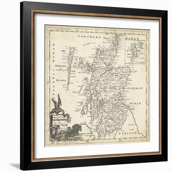 Map of Scotland-T. Jeffreys-Framed Art Print