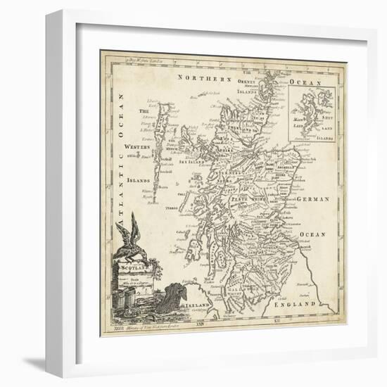 Map of Scotland-T. Jeffreys-Framed Art Print