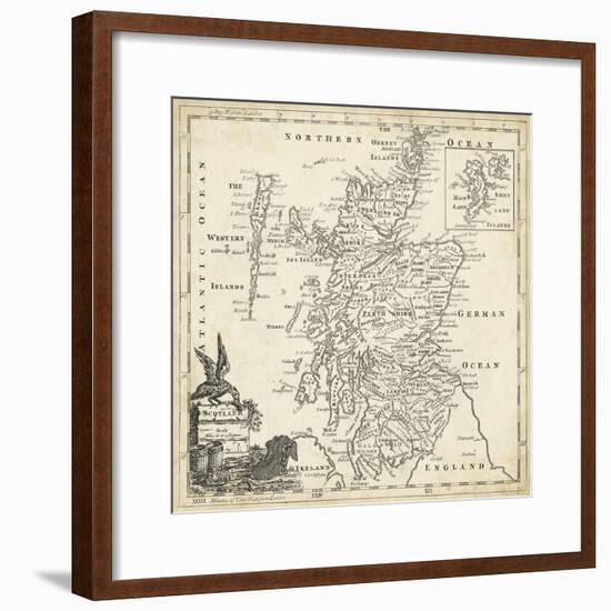 Map of Scotland-T. Jeffreys-Framed Art Print