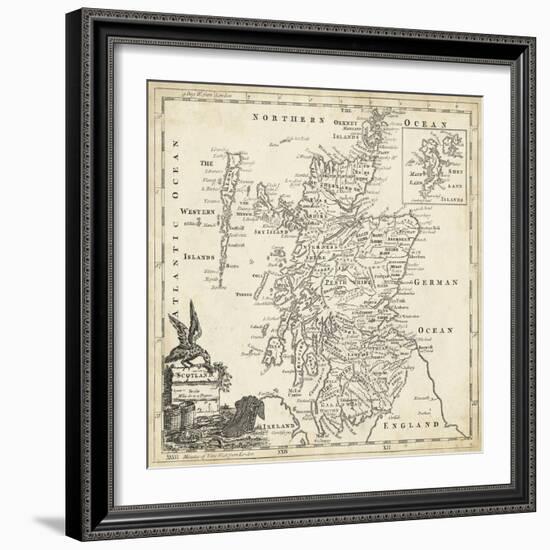 Map of Scotland-T. Jeffreys-Framed Art Print