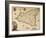 Map of Sicily-Willem Janszoon Blaeu-Framed Giclee Print