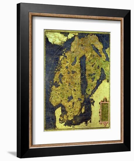 Map of Sixteenth Century Scandinavia, from the "Sala Delle Carte Geografiche"-Stefano And Danti Bonsignori-Framed Giclee Print