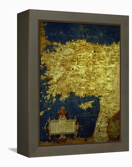 Map of Sixteenth Century Turkey, from the "Sala Delle Carte Geografiche"-Stefano And Danti Bonsignori-Framed Premier Image Canvas