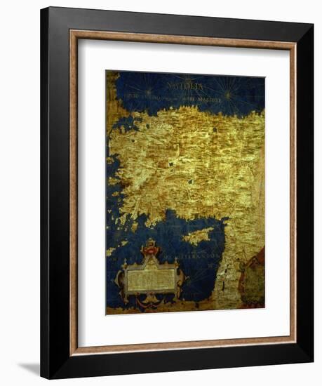 Map of Sixteenth Century Turkey, from the "Sala Delle Carte Geografiche"-Stefano And Danti Bonsignori-Framed Giclee Print