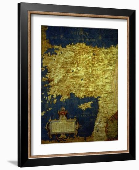 Map of Sixteenth Century Turkey, from the "Sala Delle Carte Geografiche"-Stefano And Danti Bonsignori-Framed Giclee Print