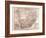 Map of South Africa, 1872-null-Framed Giclee Print