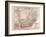 Map of South Africa, 1872-null-Framed Giclee Print