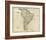 Map of South America, c.1796-John Reid-Framed Art Print