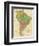 Map of South America, c.1826-Anthony Finley-Framed Art Print