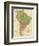 Map of South America, c.1826-Anthony Finley-Framed Art Print