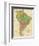 Map of South America, c.1826-Anthony Finley-Framed Art Print