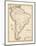 Map of South America, c.1839-Samuel Augustus Mitchell-Mounted Art Print