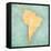 Map Of South America - Chile (Vintage Series)-Tindo-Framed Stretched Canvas