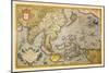 Map of South East Asia-Abraham Ortelius-Mounted Art Print