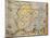 Map of Southern America from Cosmographie by Andre Thevet, 1502-1590-null-Mounted Giclee Print