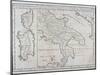 Map of Southern Italy, Corsica, and Sardinia known in Ancient Times as Great Greece or Magnia…-Guillaume Delisle-Mounted Giclee Print