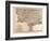 Map of Spain and Portugal, 1872-null-Framed Giclee Print