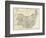 Map of Suffolk, England, 1870s-null-Framed Giclee Print