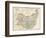 Map of Suffolk, England, 1870s-null-Framed Giclee Print