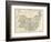 Map of Suffolk, England, 1870s-null-Framed Giclee Print