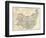 Map of Suffolk, England, 1870s-null-Framed Giclee Print