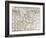 Map of Surrey, Described and Divided into Hundreds (Engraving)-English-Framed Giclee Print