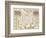 Map of Surrey, engraved by Jodocus Hondius-John Speed-Framed Giclee Print