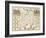 Map of Surrey, engraved by Jodocus Hondius-John Speed-Framed Giclee Print