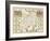 Map of Surrey, engraved by Jodocus Hondius-John Speed-Framed Giclee Print