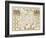 Map of Surrey, engraved by Jodocus Hondius-John Speed-Framed Giclee Print