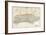 Map of Sussex, England, 1870s-null-Framed Giclee Print