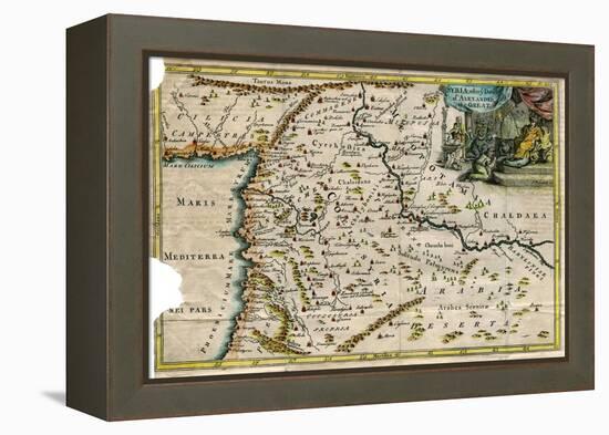 Map of Syria, after the Death of Alexander the Great-J Blundell-Framed Premier Image Canvas