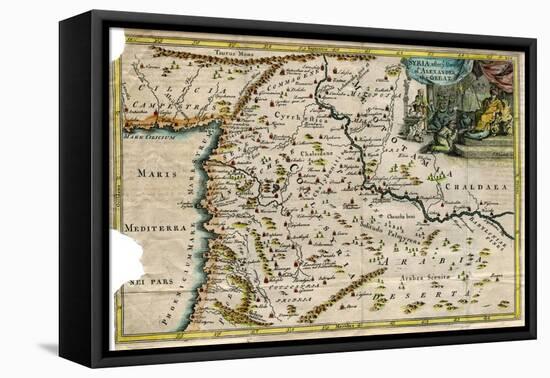 Map of Syria, after the Death of Alexander the Great-J Blundell-Framed Premier Image Canvas