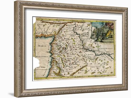 Map of Syria, after the Death of Alexander the Great-J Blundell-Framed Giclee Print