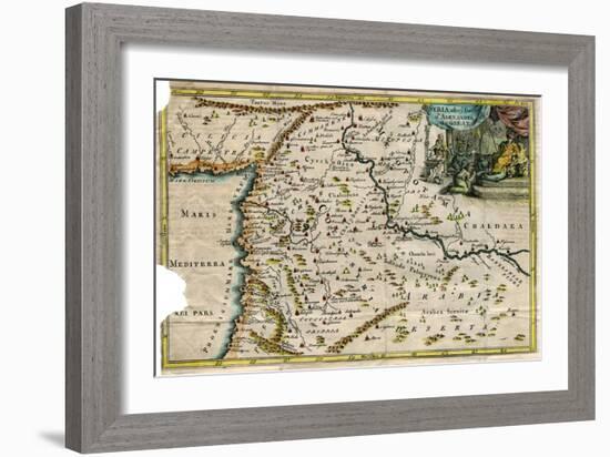 Map of Syria, after the Death of Alexander the Great-J Blundell-Framed Giclee Print