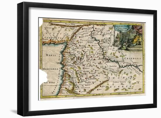 Map of Syria, after the Death of Alexander the Great-J Blundell-Framed Giclee Print