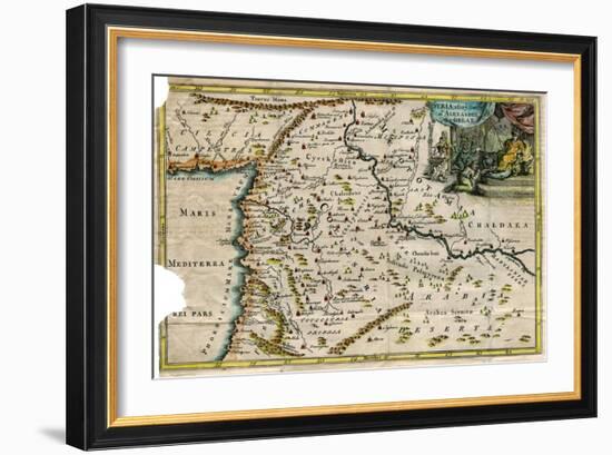 Map of Syria, after the Death of Alexander the Great-J Blundell-Framed Giclee Print