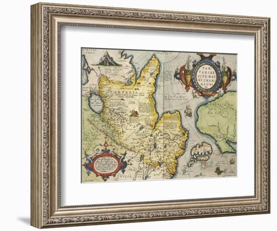 Map of Tartary, Northern-Central Asia, from Theatrum Orbis Terrarum-null-Framed Giclee Print