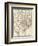 Map of Texas and Indian Territory (Now Oklahoma), 1870s-null-Framed Giclee Print