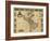 Map of the Americas, 1660-Science Source-Framed Giclee Print