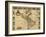 Map of the Americas, 1660-Science Source-Framed Giclee Print