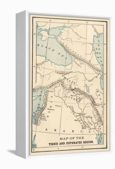 Map of the Ancient Tigris and Euphrates Region-null-Framed Premier Image Canvas