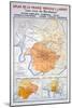 Map of the Bordeaux Region: Saint Emillion-null-Mounted Giclee Print