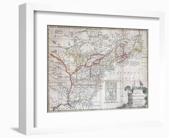 Map of the British Dominions in North America-null-Framed Giclee Print